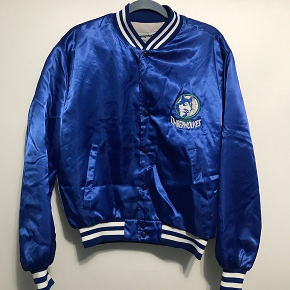 timberwolves bomber jacket